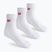 Wilson Quarter men's tennis socks 3 pairs white WRA803101