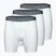 Under Armour Perf Cotton 6" men's boxer shorts 3 pairs white/black