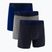 Under Armour Perf Cotton 6" men's boxer shorts 3 pairs midnight/navy