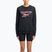 Women's Reebok Identity Big Logo Fleece Crew black/purple rave/electric amber sweatshirt