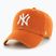 47 Brand MLB New York Yankees CLEAN UP burnt orange baseball cap
