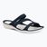 Women's slides Crocs Swiftwater Sandal navy/white