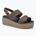 Women's Crocs Brooklyn Low Wedge mushroom/stucco sandals