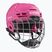 Children's hockey helmet CCM Tacks 70 Combo JR pink