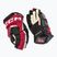 CCM JetSpeed FT6 Pro SR hockey gloves black/red/white