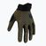 Men's cycling gloves Fox Racing Defend olive green