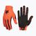 Fox Racing Flexair fluorescent orange men's cycling gloves