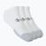 Under Armour Heatgear No Show sports socks 3 pairs white 1346755