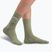 Icebreaker women's trekking socks Life Fine Gauge Crew IB Logo Reflections lichen/snow