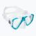 Mares Trygon snorkelling mask clear blue 411262