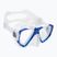 Mares Trygon snorkelling mask clear and navy blue 411262