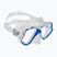 Mares Wahoo snorkelling mask clear and navy blue 411238