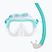 Mares Combo Keewee mint/white/clear snorkel kit