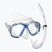 Snorkelling set Mares Tapu blue reflex/clear