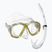 Snorkelling set Mares Tapu yellow reflex/clear