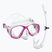 Children's snorkelling set Mares Tapu Jr pink/white/clear