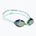 Women's swimming goggles TYR Blackops 140 Ev Racing Mirrored gold/ mint/ white