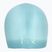 TYR Long Hair Wrinkle Free Silicone swimming cap light blue