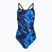 Women's one-piece swimsuit TYR Durafast Elite Waveform Diamondfit blue