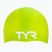 Swim cap TYR Wrinkle Free Silicone limelight