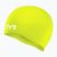 Children's swim cap TYR Wrinkle-Free Silicone limelight