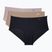 Under Armour Ps Hipster women's briefs 3 pcs black/beige/graphite