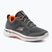 Men's SKECHERS Go Walk Arch Fit Idyllic charcoal/white/orange shoes