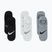 Women's socks Nike Everyday Plus Lightweight Footie 3 pairs multi-color/927