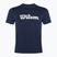 Men's Wilson Team Graphic classic navy script tennis shirt