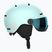 Children's ski helmet Salomon Orka Visor bleached aqua