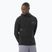 Men's running sweatshirt Salomon Sense Aero Hybrid Half Zip Hooded deep black