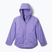 Columbia Rainy Trails II Fleece paisley purple children's rain jacket