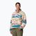 Columbia Helvetia II Printed Cropped Half Snap river blue/rogue walleye women's fleece sweatshirt