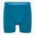 Men's thermal boxer shorts Icebreaker Anatomica Geo Blue 103029