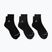 Socks Nike Jordan Everyday Ankle 3 pairs black/white