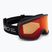 Ski goggles Giro Cruz black stacked/amber scarlet