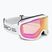 Ski goggles Giro Cruz white stacked/amber pink