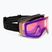 Women's ski goggles Giro Ella black rails/vivid rose gold/vivid infrared