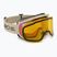 Women's ski goggles Giro Moxie stone stacked/amber pink/yellow