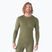 Men's thermal base layer sweatshirt Smartwool Merino 250 Baselayer Crew Boxed winter moss heather