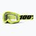 100% Strata 2 fluo yellow/clear cycling goggles