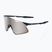 100% Hypercraft gloss black/hiper silver mirror sunglasses