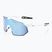 100% Hypercraft SQ soft tact white/hyper blue multilayer sunglasses