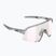 100% S3 polished translucent grey/rose gold mirror photochromic sunglasses
