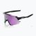 Sunglasses 100% S3 polished black/ hyper polarized lavender mirror