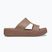Women's slides Crocs Gateway Platform H-Strap latte