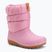 Junior's snow boots Crocs Classic Neo Puff pink tweed/gum