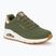 SKECHERS Uno Shimmer Away olive/rose gold/mesh women's shoes