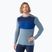 Men's thermal base layer sweatshirt Smartwool Thermal Merino Baselayer Colorblock Crew Boxed pewter blue