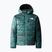 The North Face Reversible Perrito dark sage rain camo print/black children's winter jacket